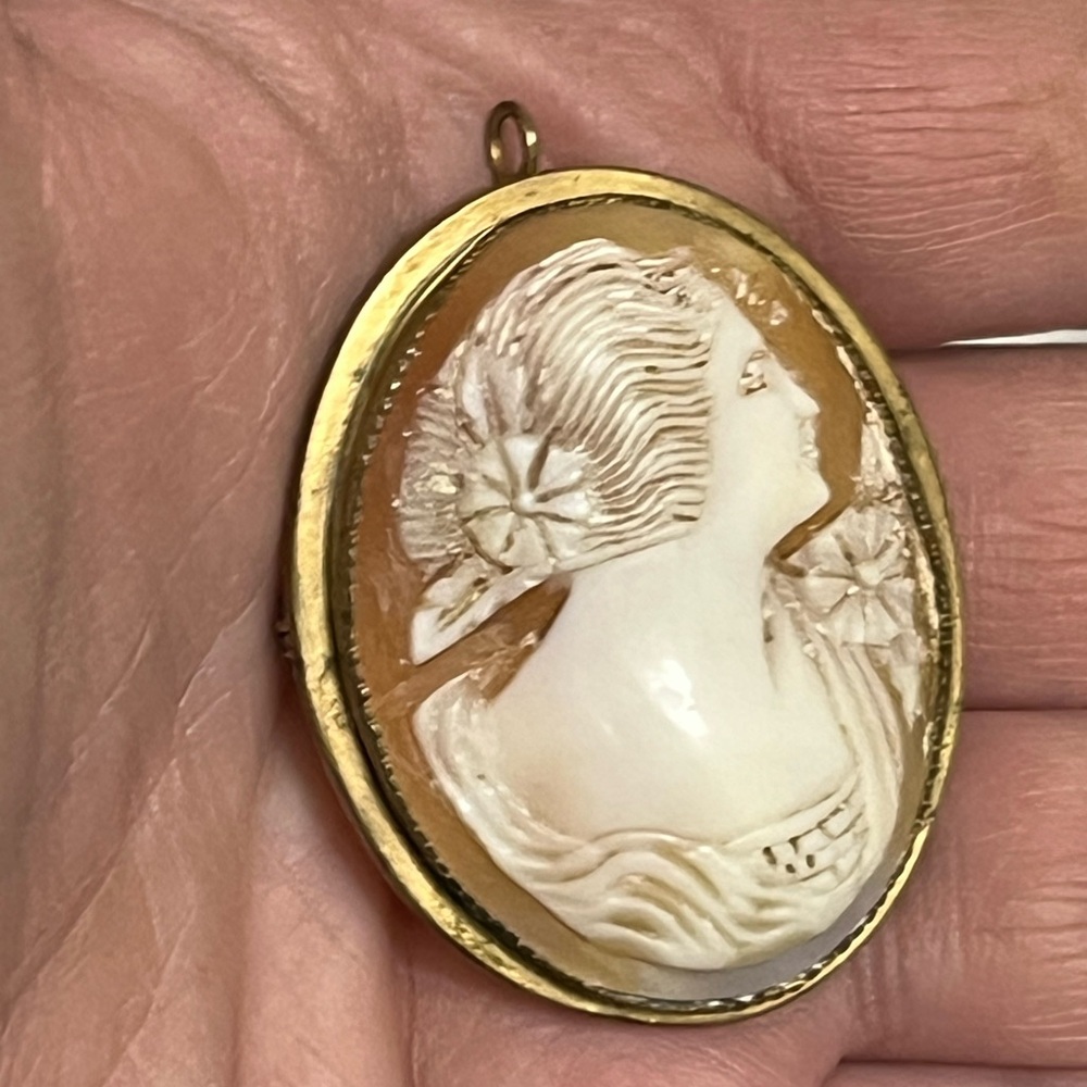 Old Cameo Brooch - Picture 11 of 11